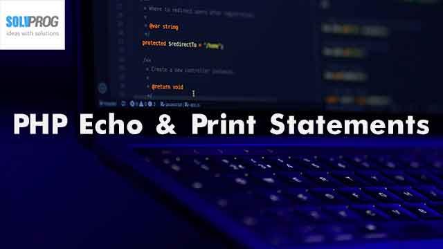 PHP Echo and Print Statements