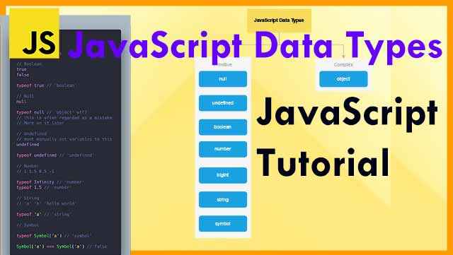 JavaScript Data Types - JavaScript Tutorial
