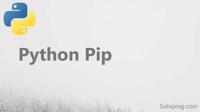 Python Pip
