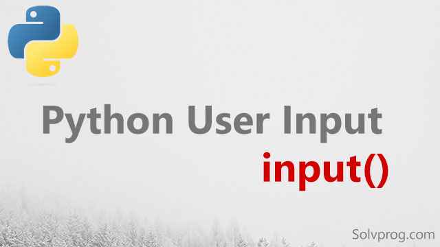 Python User Input
